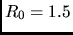 $ R_0=1.5$