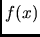 $f(x)$